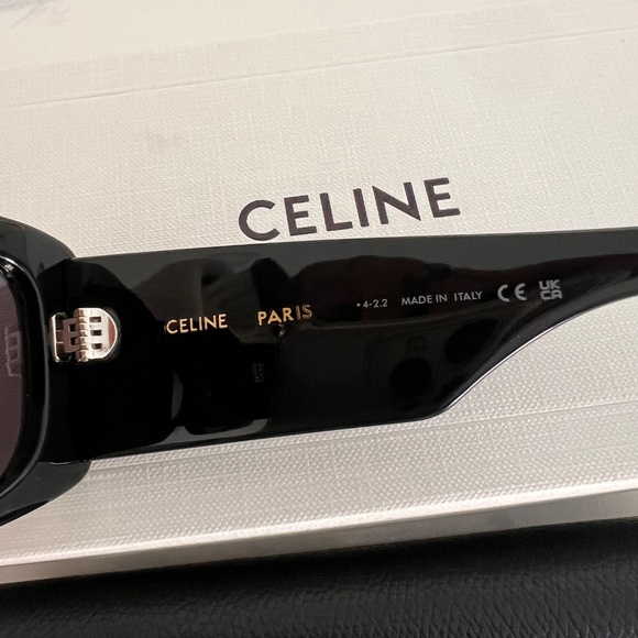 Celine TRIOMPHE XL 01 SUNGLASSES IN ACETATE - Picture 6 of 6